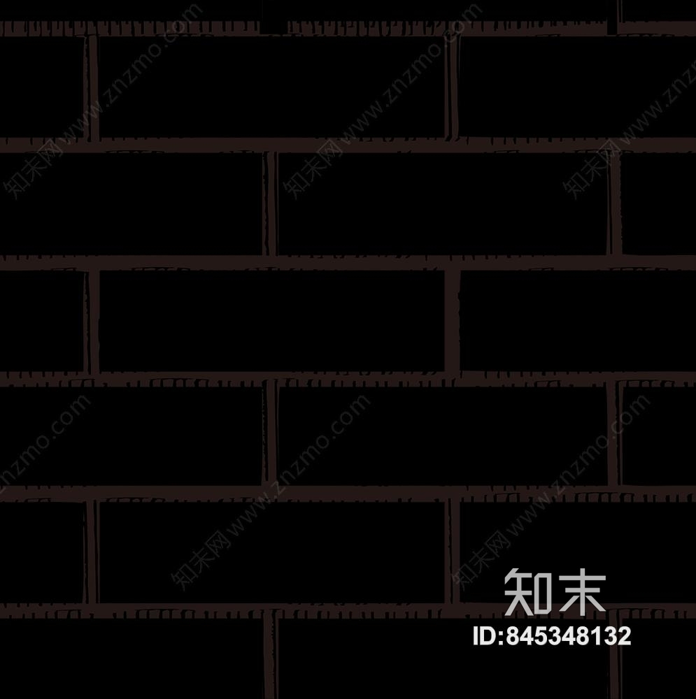 陶纹砖艺硅藻泥黑白贴图贴图下载【ID:845348132】