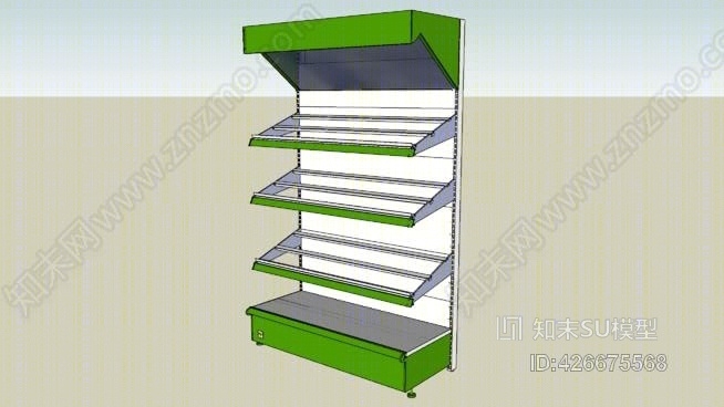超市的货架fruteria壁画SU模型下载【ID:426675568】