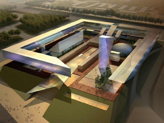 中国科学技术馆（新馆）建筑方案文本施工图下载【ID:151618135】