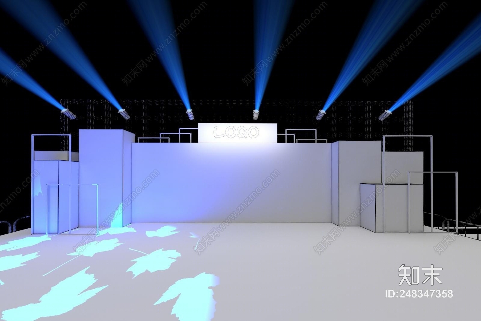 现代舞台3D模型下载【ID:248347358】