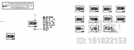 方舟敞开式办公室装修方案cad施工图下载【ID:161822153】