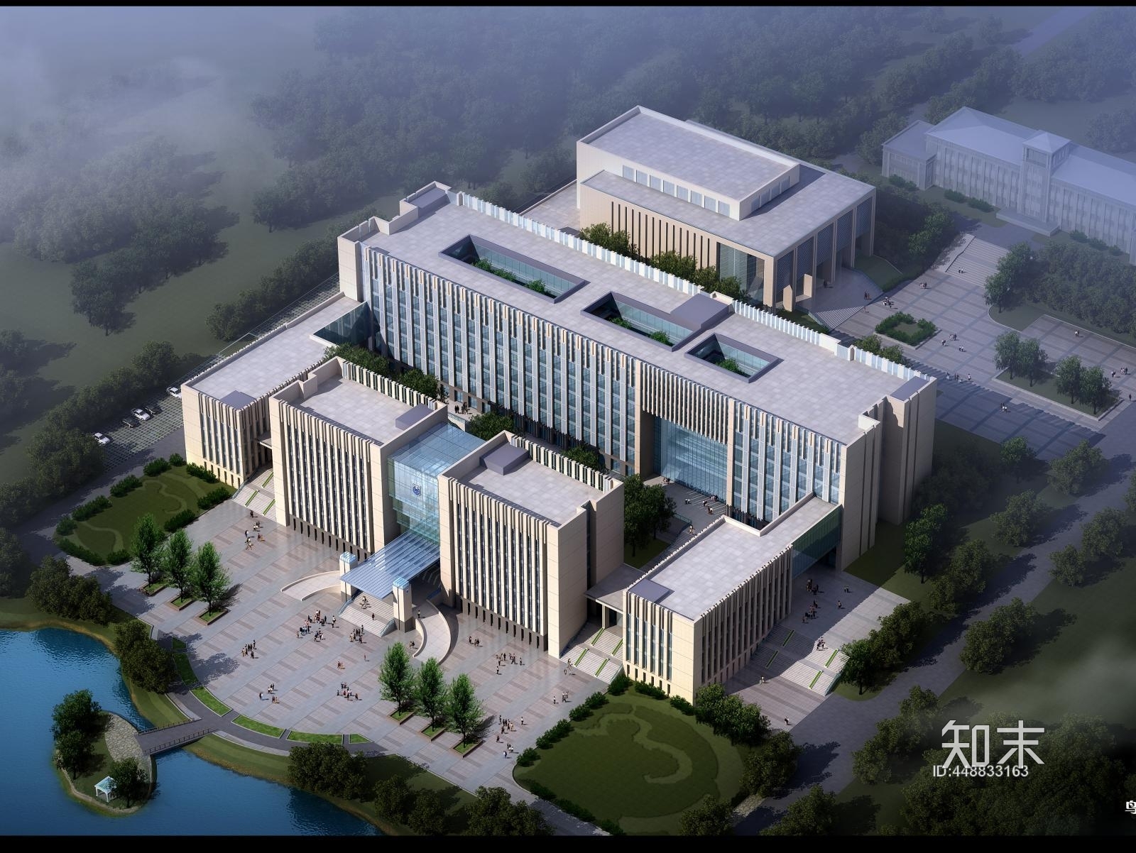 南京工业大学行政楼学校建筑施工图下载【ID:448833163】