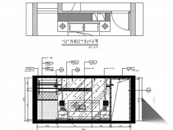 62平米小户型样板房施工图施工图下载【ID:160701142】