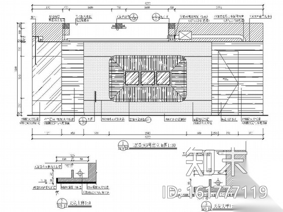 [深圳]星级酒楼餐饮施工图cad施工图下载【ID:161777119】