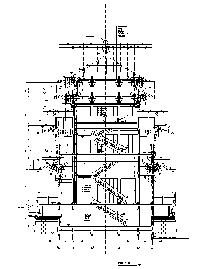 合集上百套传统风格古建筑设计方案图（含木结构建筑）施工图下载【ID:1131206637】