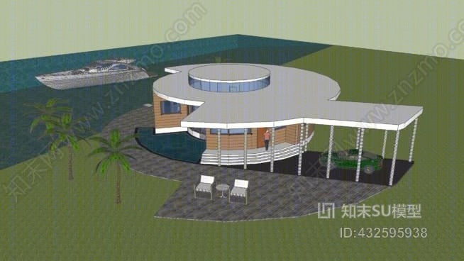 豪华小屋SU模型下载【ID:432595938】