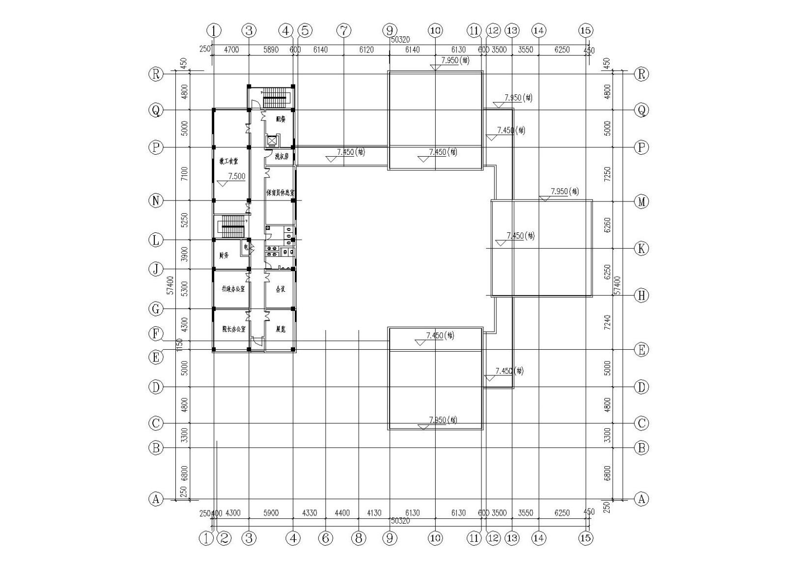 [四川]成都曾家坡幼儿园建筑施工图（CAD+效果图）施工图下载【ID:151539145】