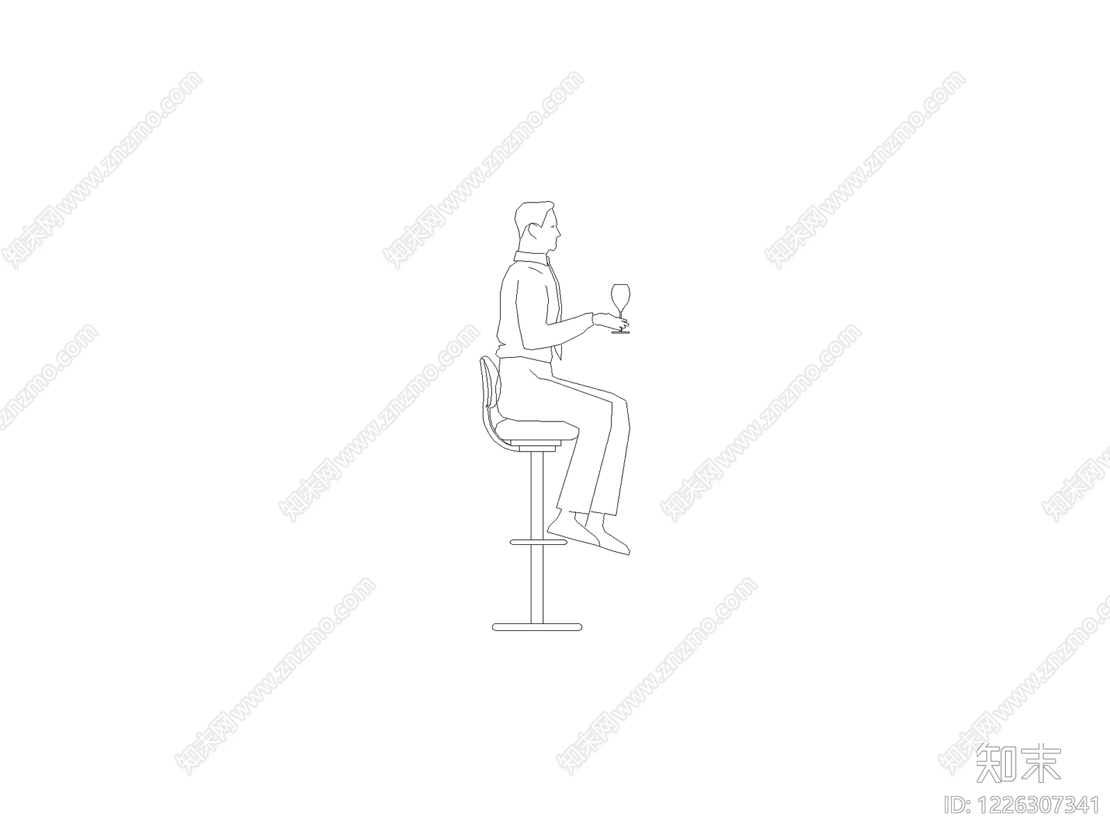 人物cad施工图下载【ID:1226307341】
