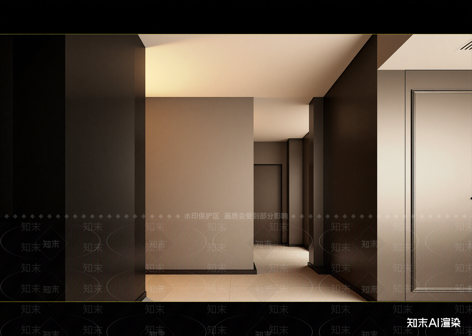 法式走廊3D模型下载【ID:1214814221】