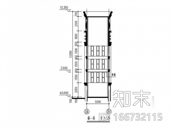 [南京]某传媒大学欧式大门施工图cad施工图下载【ID:166732115】