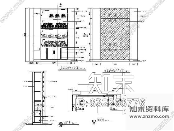 图块/节点女部浴巾架详图cad施工图下载【ID:832268776】