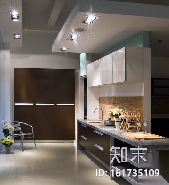 某整体橱柜专卖店方案图（含实景）cad施工图下载【ID:161735109】