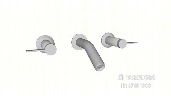 水龙头SU模型下载【ID:47691803】