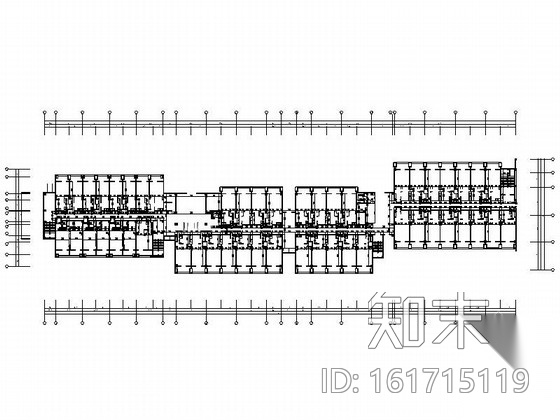 [天津]现代风格快捷酒店设计CAD施工图（含效果图）施工图下载【ID:161715119】