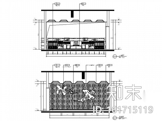 [天津]现代风格快捷酒店设计CAD施工图（含效果图）施工图下载【ID:161715119】