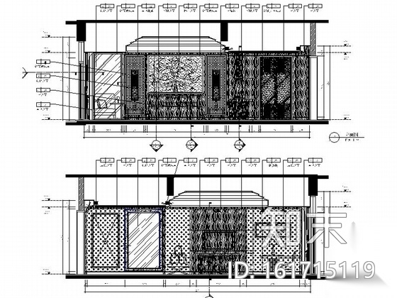 [天津]现代风格快捷酒店设计CAD施工图（含效果图）施工图下载【ID:161715119】