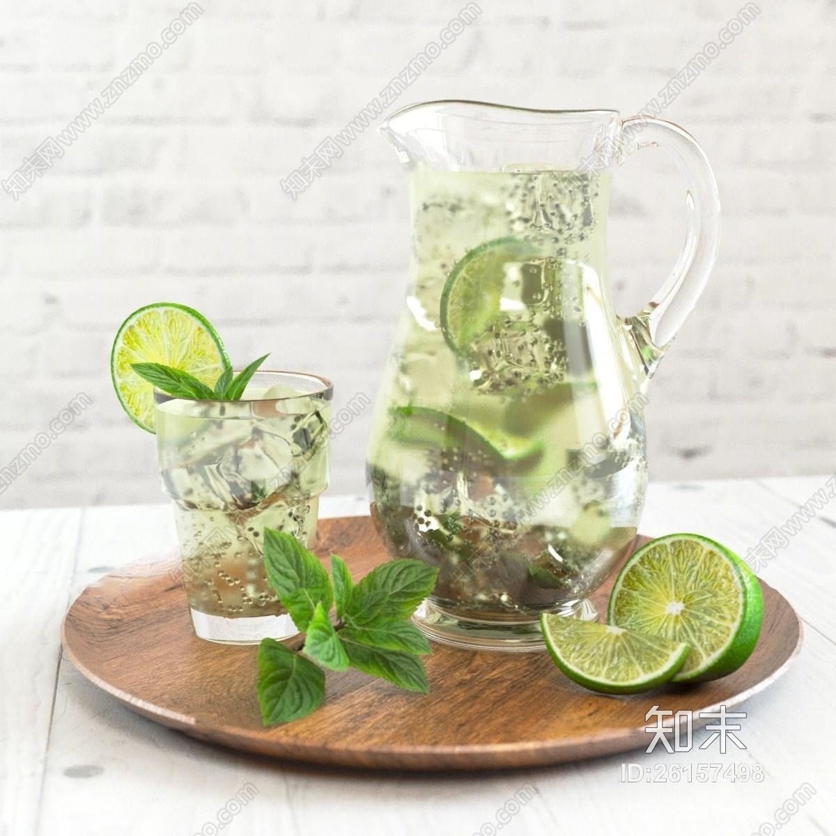 现代柠檬茶3D模型下载【ID:26157498】
