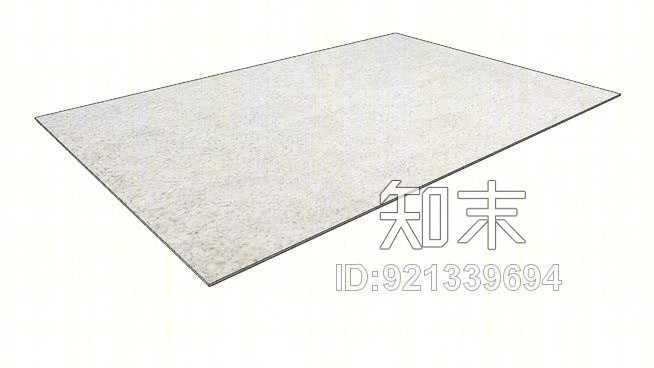 白色地毯200x300恋歌，房子的世界。参考文献：122.372价格：369€SU模型下载【ID:921339694】