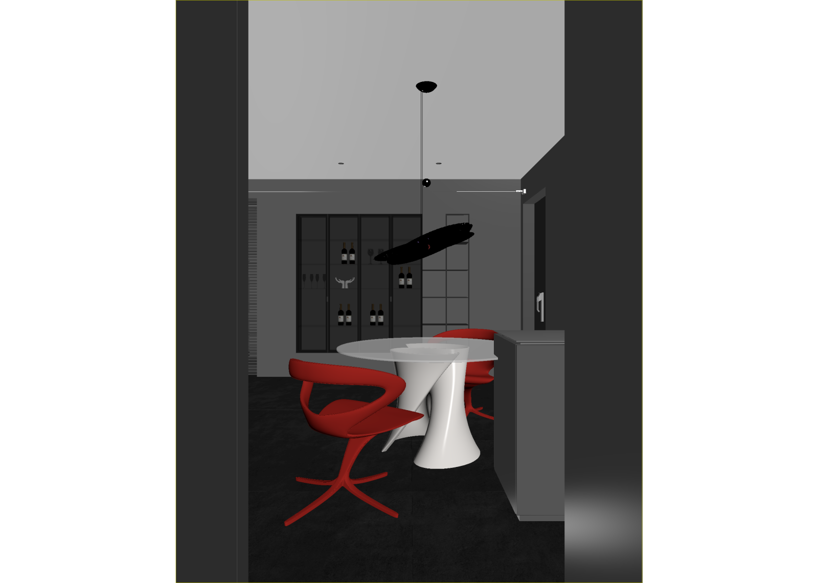 现代酒馆3D模型下载【ID:1214373627】