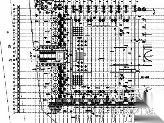 [四川]某科技园环境景观工程施工图cad施工图下载【ID:166302194】