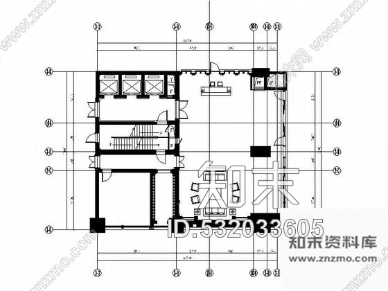 施工图经典欧式大堂室内设计装修图含效果图cad施工图下载【ID:532033605】