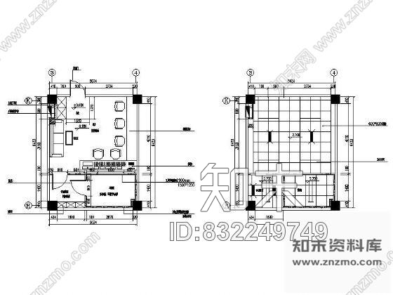 图块/节点政府新闻中心机房平面图cad施工图下载【ID:832249749】