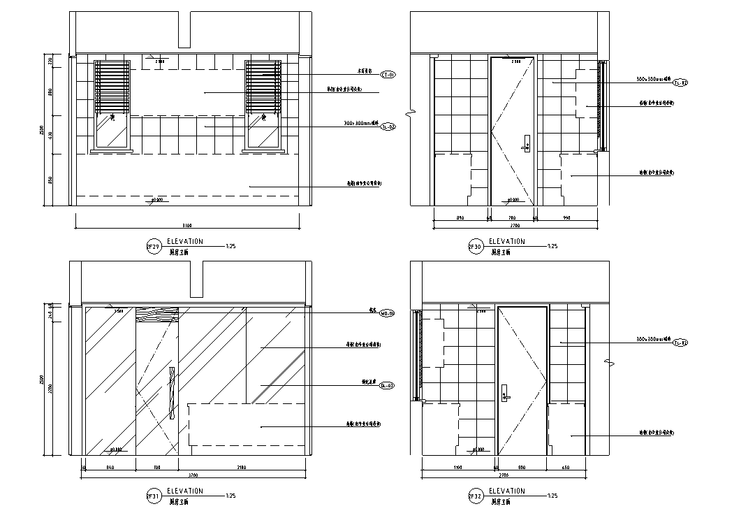 [四川]成都高山流水住宅装修施工图cad施工图下载【ID:168420112】