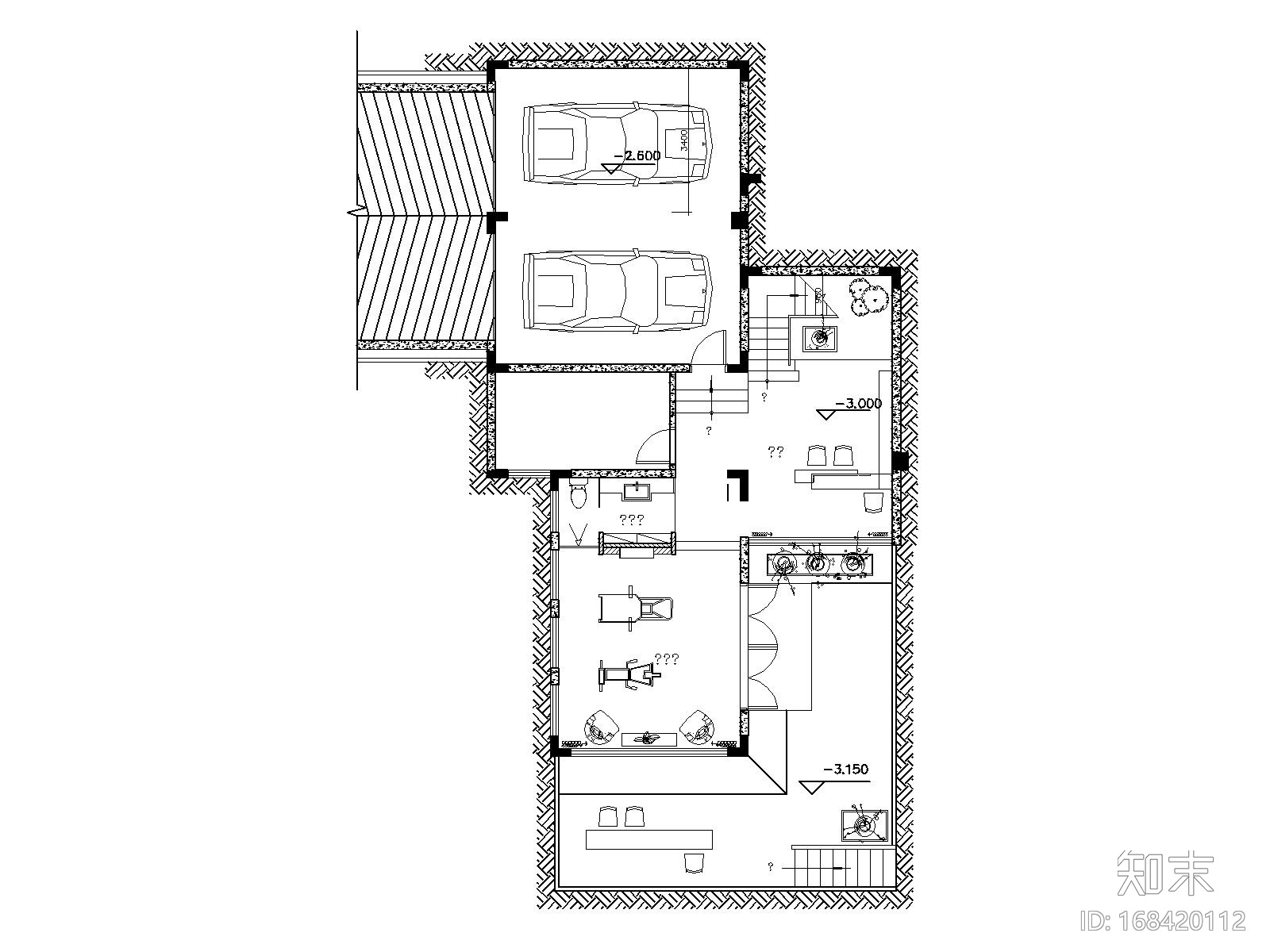 [四川]成都高山流水住宅装修施工图cad施工图下载【ID:168420112】