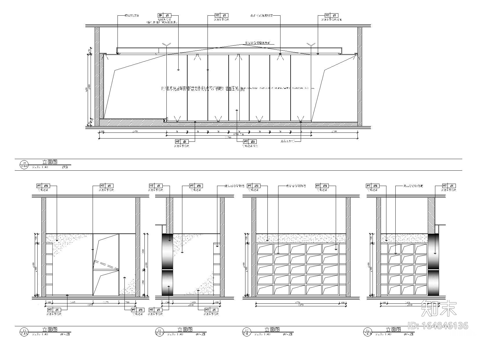 [四川]成都weclub酒吧装饰施工图+效果图cad施工图下载【ID:164846136】