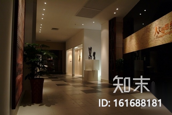 [广东]某名品陶瓷展厅室内装修施工图（含实景）cad施工图下载【ID:161688181】
