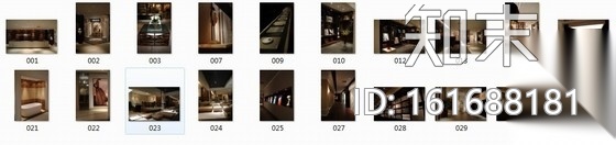 [广东]某名品陶瓷展厅室内装修施工图（含实景）cad施工图下载【ID:161688181】