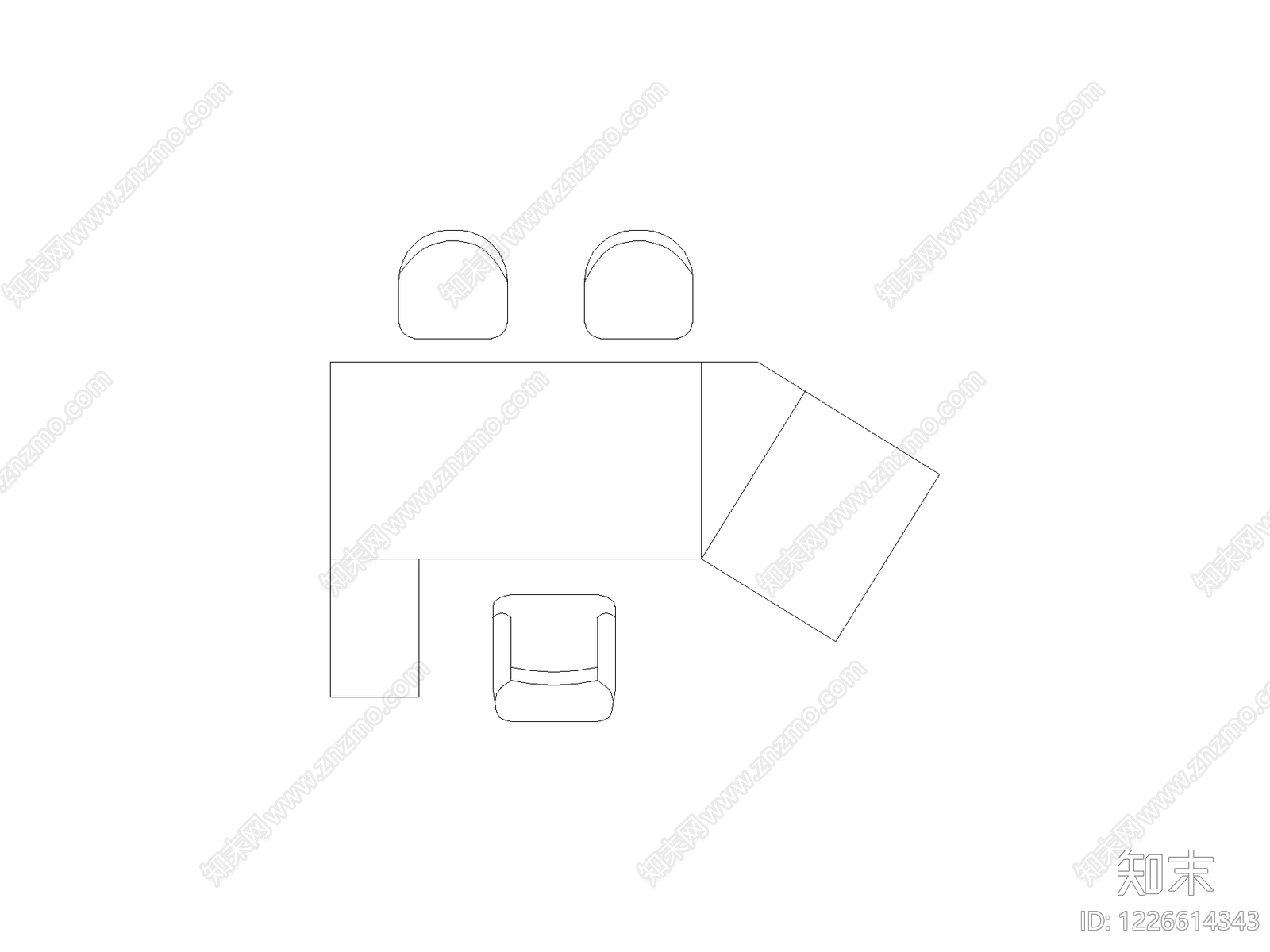 桌子CAD图纸
