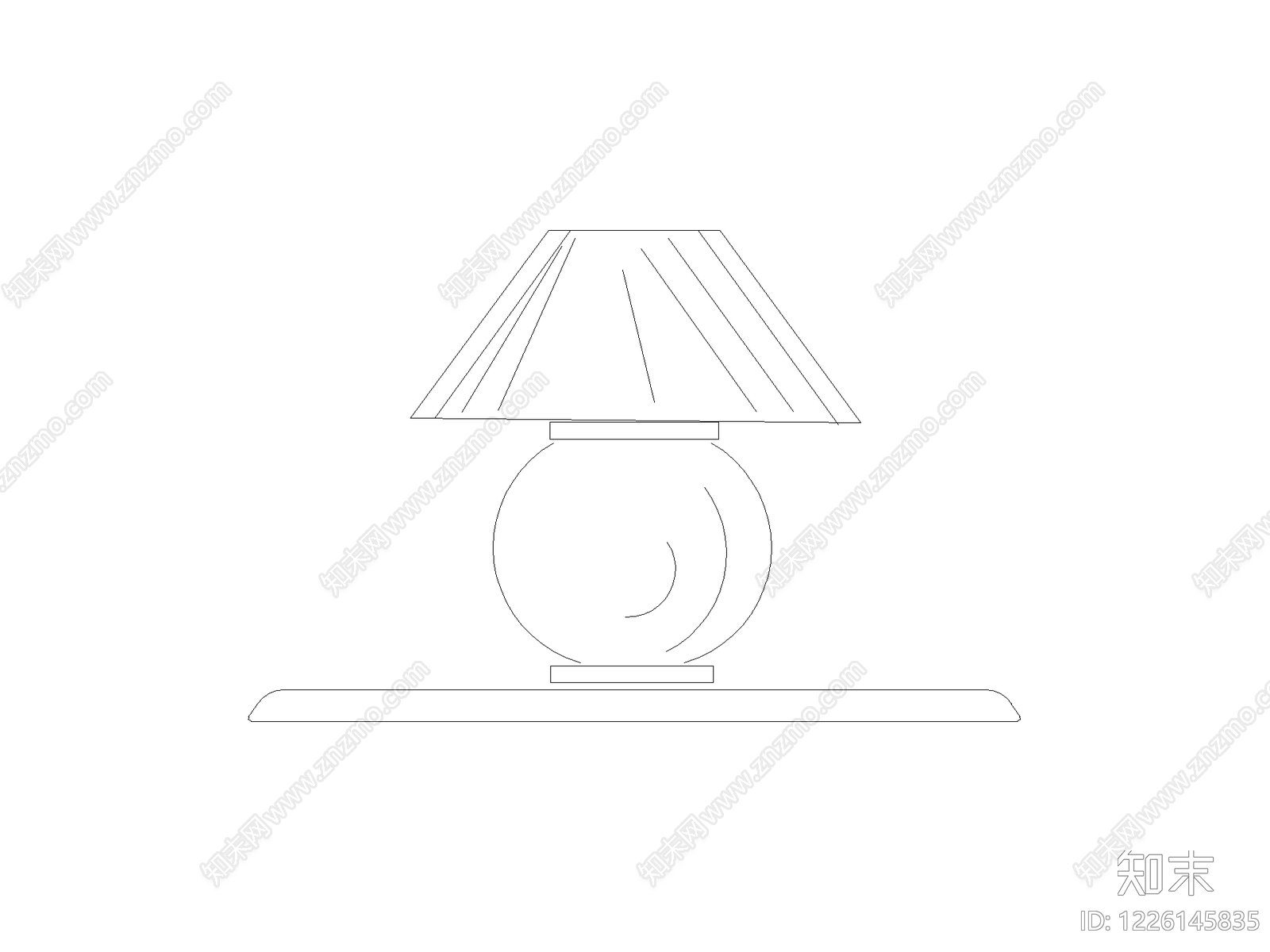 灯具图块cad施工图下载【ID:1226145835】