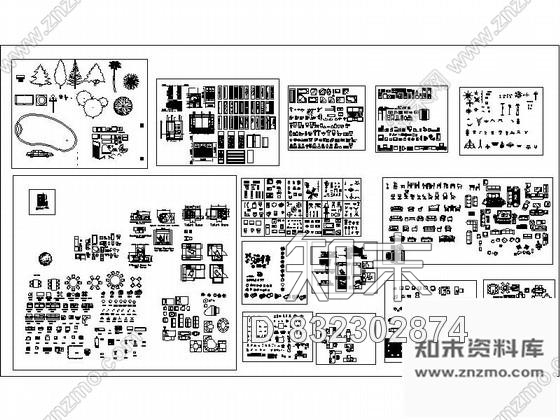 图块/节点成套CAD图块下载cad施工图下载【ID:832302874】