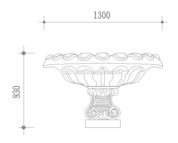 花坛施工图下载【ID:177860182】