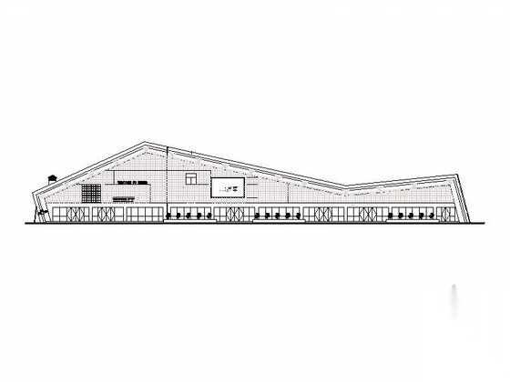 [四川]现代风格县城汽车站建筑施工图（含配套建筑）施工图下载【ID:164867151】