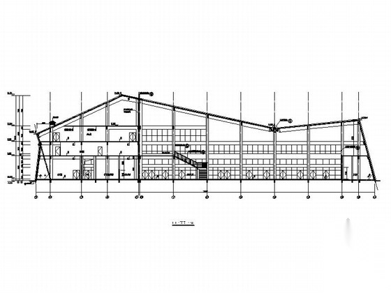 [四川]现代风格县城汽车站建筑施工图（含配套建筑）cad施工图下载【ID:164867151】