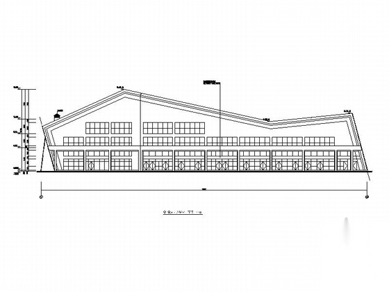 [四川]现代风格县城汽车站建筑施工图（含配套建筑）cad施工图下载【ID:164867151】