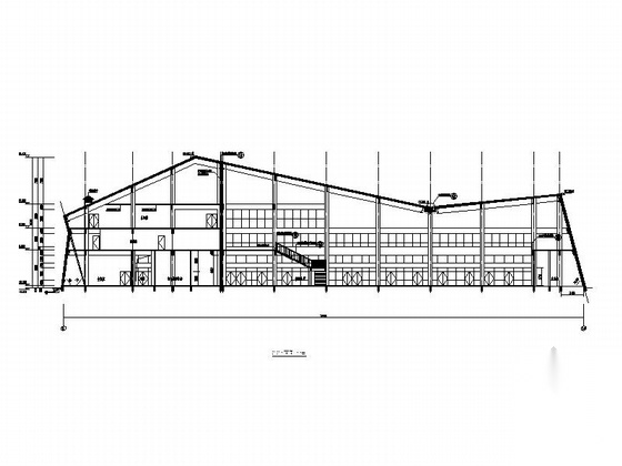[四川]现代风格县城汽车站建筑施工图（含配套建筑）cad施工图下载【ID:164867151】