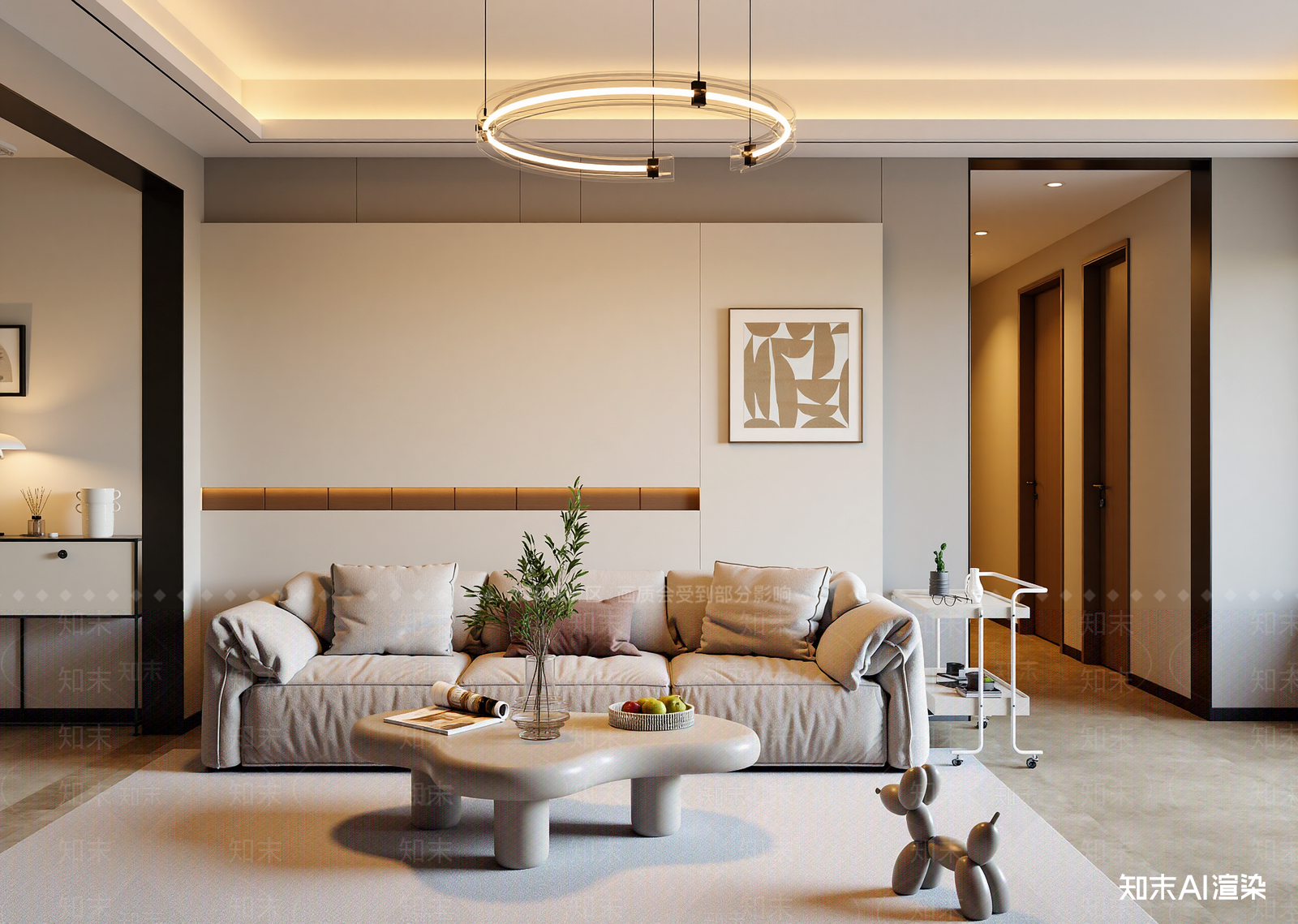 家居客厅3D模型下载【ID:1222055776】