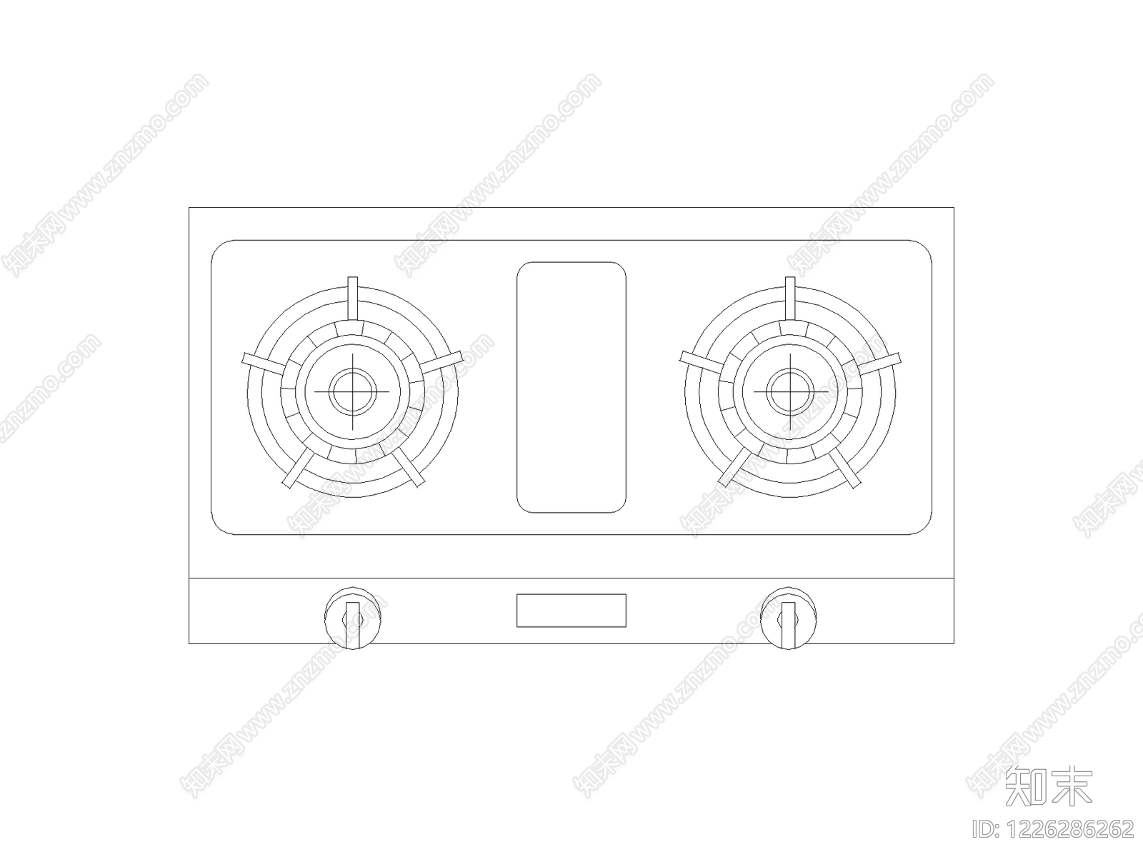 厨房设施CAD图纸