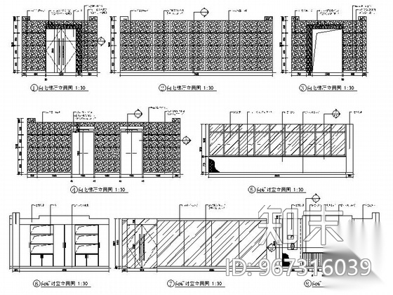 [南京]秦淮河畔国防科技生产基地现代风格办公楼装修施工...cad施工图下载【ID:967316039】