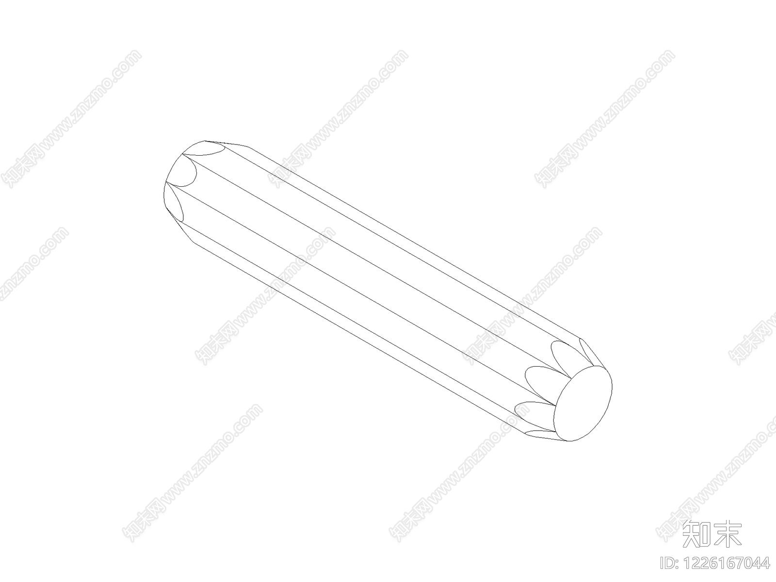 五金管件cad施工图下载【ID:1226167044】