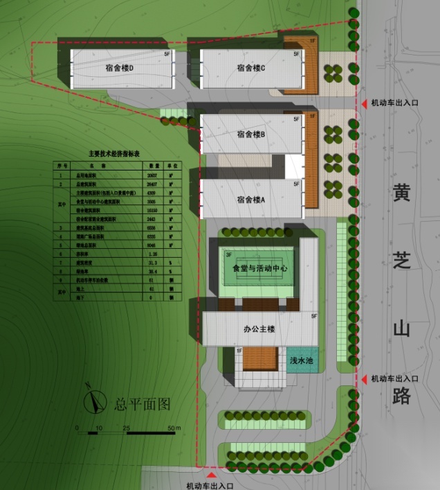 杭州湖州办公楼建筑设计方案文本SU模型cad施工图下载【ID:151445113】