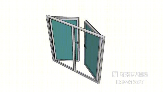平开窗SU模型下载【ID:917869299】