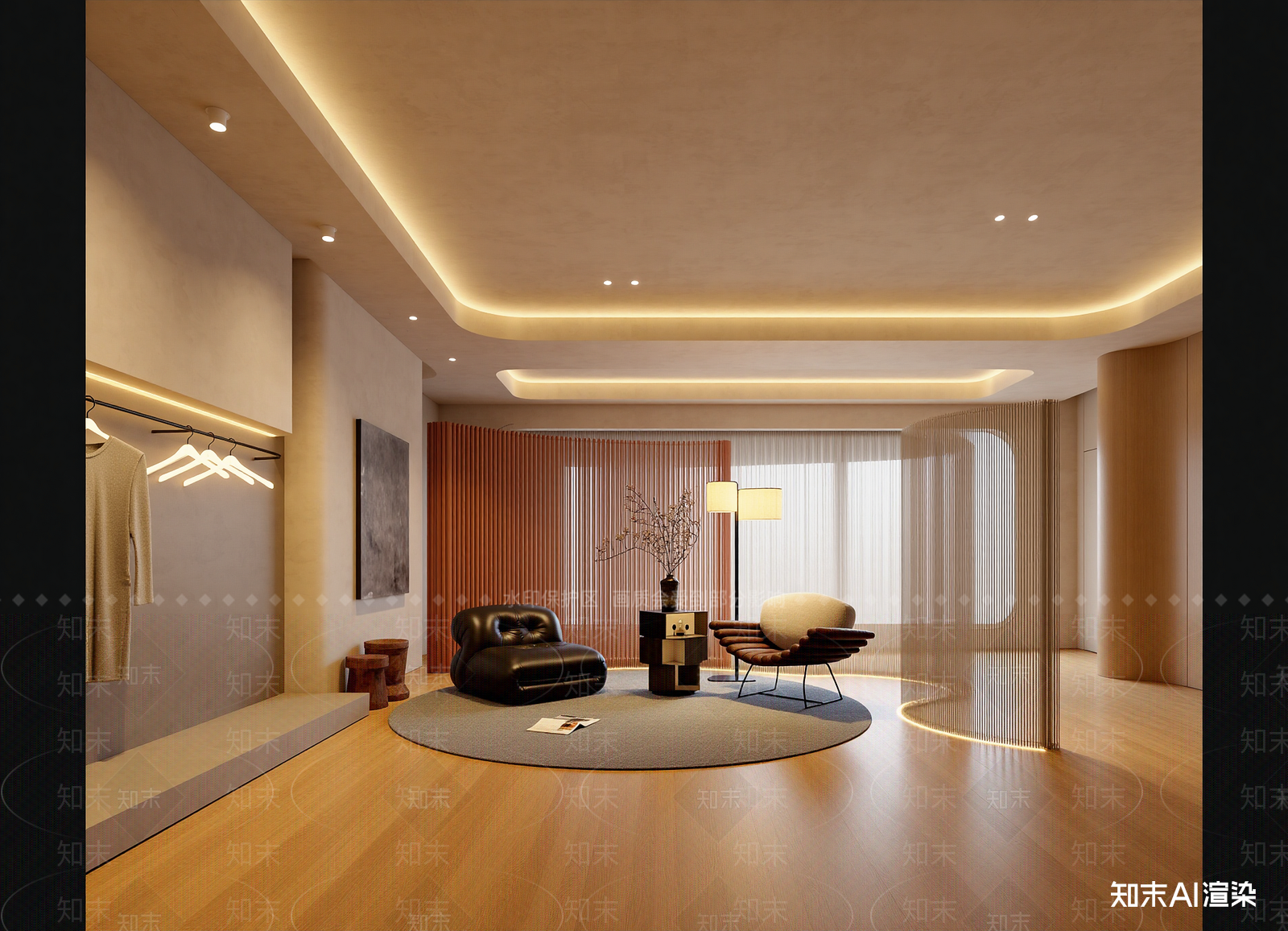现代服装店3D模型下载【ID:1214734690】