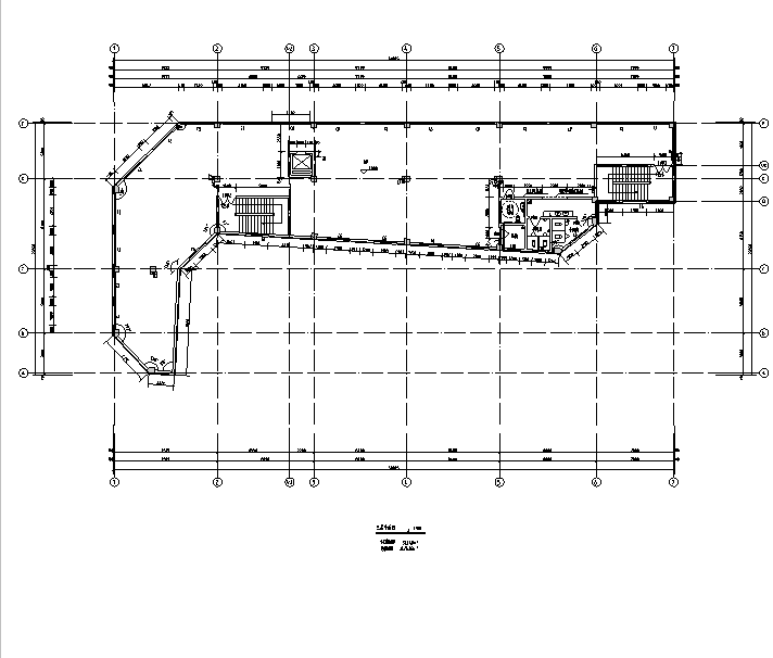 [北京]三层中式风格商业办公综合体建筑施工图cad施工图下载【ID:166428158】