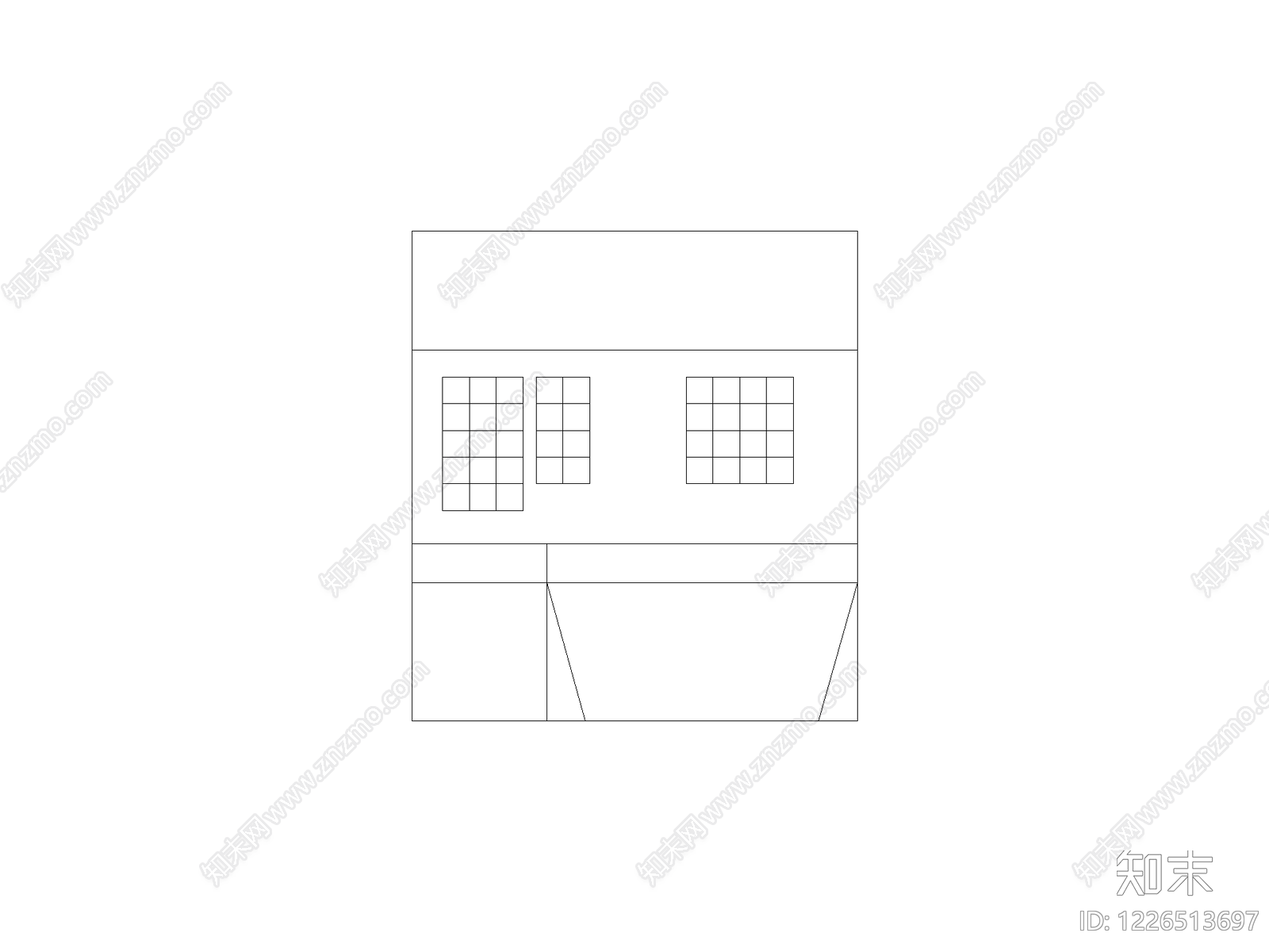 现代外窗系统CAD图纸
