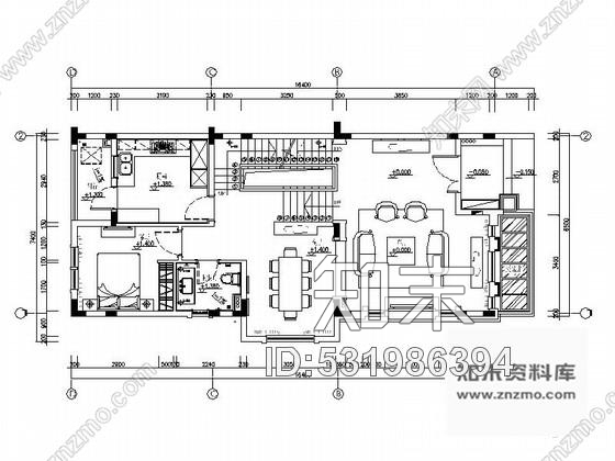 施工图广东夏日地中海三层别墅样板房室内设计施工图含效果cad施工图下载【ID:531986394】