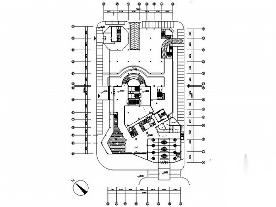 [广东]21层现代风格国际酒店建筑设计方案图cad施工图下载【ID:166329194】